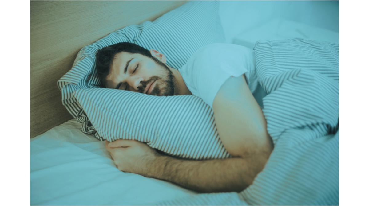Man Sleeping On Mattress